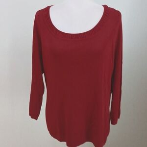 2/$15 Elementz Scoop Neck Pullover Top